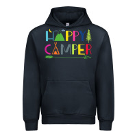 Navy camping arrow camper happy summer camp camping kids 635 Urban Hoodie - baoMotion