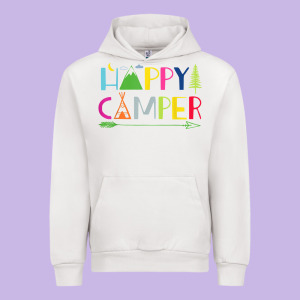 Camping Arrow Camper Happy Summer Camp Camping Kids 635 Urban Hoodie Designed By Baomotion