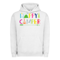 Pigment Lunar Rock camping arrow camper happy summer camp camping kids 635 Urban Hoodie - baoMotion
