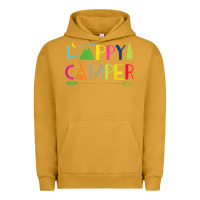 Pigment Peanut Butter camping arrow camper happy summer camp camping kids 635 Urban Hoodie - baoMotion
