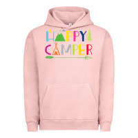 Pigment Salmon camping arrow camper happy summer camp camping kids 635 Urban Hoodie - baoMotion