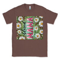 Chestnut Blessed mama with daisy and leopard Classic Tee - RanaPortraitStore