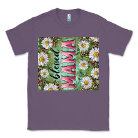 Lavender Blessed mama with daisy and leopard Classic Tee - RanaPortraitStore