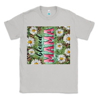 Moon Dust Blessed mama with daisy and leopard Classic Tee - RanaPortraitStore