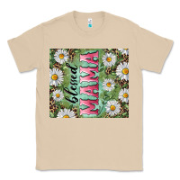 Mushroom Blessed mama with daisy and leopard Classic Tee - RanaPortraitStore