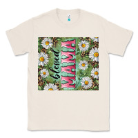 Natural Blessed mama with daisy and leopard Classic Tee - RanaPortraitStore