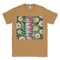 Toasted Coconut Blessed mama with daisy and leopard Classic Tee - RanaPortraitStore