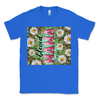 True Royal Blessed mama with daisy and leopard Classic Tee - RanaPortraitStore