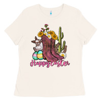 Happy Easter Western Easter Day Ladies Tee | Teevron