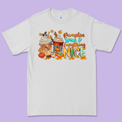 Pumpkin Spice And Everything Nice Premium Tee Designed By Cowgirlartshop