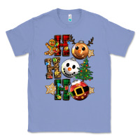 Colony Blue ho ho ho christmas Classic Tee - CowGirlArtShop