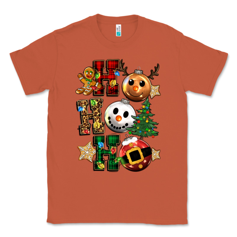 Ho Ho Ho Christmas Classic Tee by CowGirlArtShop | Teevron