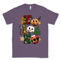 Lavender ho ho ho christmas Classic Tee - CowGirlArtShop