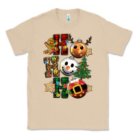Mushroom ho ho ho christmas Classic Tee - CowGirlArtShop