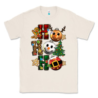 Natural ho ho ho christmas Classic Tee - CowGirlArtShop