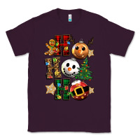 Plum ho ho ho christmas Classic Tee - CowGirlArtShop