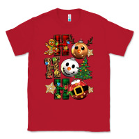 Red ho ho ho christmas Classic Tee - CowGirlArtShop
