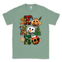 Sage ho ho ho christmas Classic Tee - CowGirlArtShop