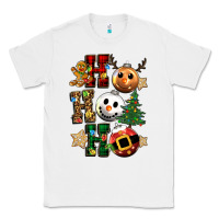 White ho ho ho christmas Classic Tee - CowGirlArtShop