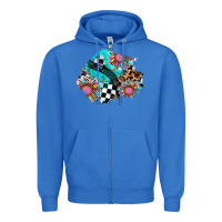True Royal race sunflower patches Zipper Hoodie - AdoDesignShop