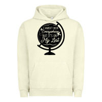 Pigment Pistachio i haven't been everywhere but it's on my list travel t shirt Urban Hoodie - baoMotion