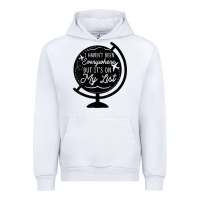 White i haven't been everywhere but it's on my list travel t shirt Urban Hoodie - baoMotion