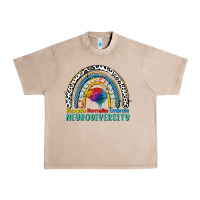 French Oak Recognize normalize embrace neurodiversity Autism Urban Heavy Tee - FaDigitalArtStudio