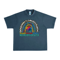 Midnight Navy Recognize normalize embrace neurodiversity Autism Urban Heavy Tee - FaDigitalArtStudio