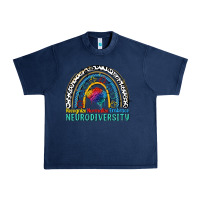 Navy Recognize normalize embrace neurodiversity Autism Urban Heavy Tee - FaDigitalArtStudio