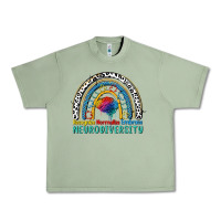 Oil Green Recognize normalize embrace neurodiversity Autism Urban Heavy Tee - FaDigitalArtStudio