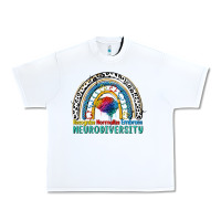 White Recognize normalize embrace neurodiversity Autism Urban Heavy Tee - FaDigitalArtStudio