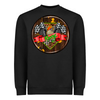 Black race coasters Heavyweight Sweatshirt - AdoDesignShop