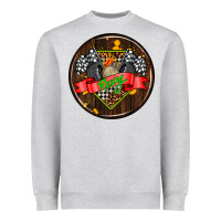 Heather Grey race coasters Heavyweight Sweatshirt - AdoDesignShop