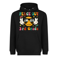 Peace Out 2024 3rd Grade Heavyweight Hoodie | Teevron