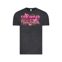 Vintage Black Stronger than Cancer Vintage Tee - FaDigitalArtStudio