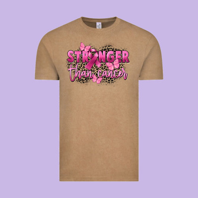 Stronger Than Cancer Vintage Tee Designed By Fadigitalartstudio