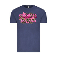 Vintage Denim Stronger than Cancer Vintage Tee - FaDigitalArtStudio