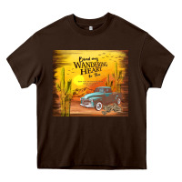 Chocolate Brown bind my wandering heart to thee Heavy Core Tee - TumblerDesignByShophia