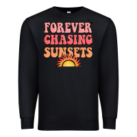 Black forever chasing sunsets Premium Sweatshirt - JahusDesignShop