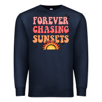 Navy forever chasing sunsets Premium Sweatshirt - JahusDesignShop
