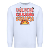 White forever chasing sunsets Premium Sweatshirt - JahusDesignShop
