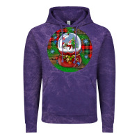 Cloud Purple snow globe christmas ornament Vintage Hoodie - BundleAndBundleShop