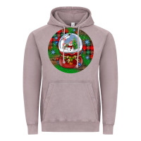 Vintage Zinc snow globe christmas ornament Vintage Hoodie - BundleAndBundleShop