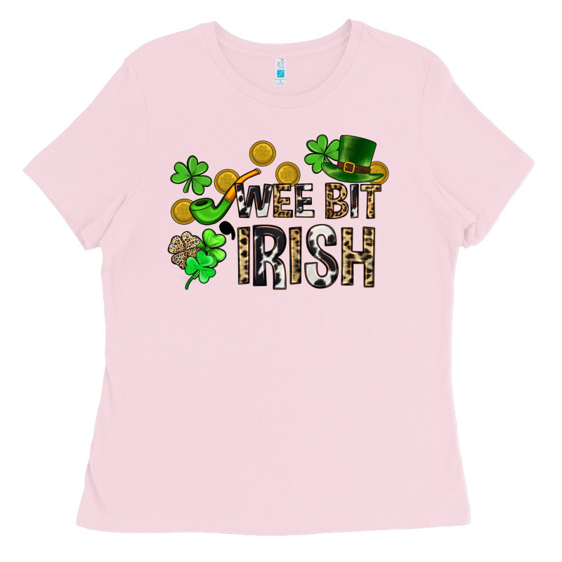 Wee Bit O' Irish St. Patrick's Ladies Tee by CowGirlArtShop | Teevron