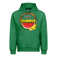 Emerald hello summer watermelon Urban Hoodie - JahusDesignShop