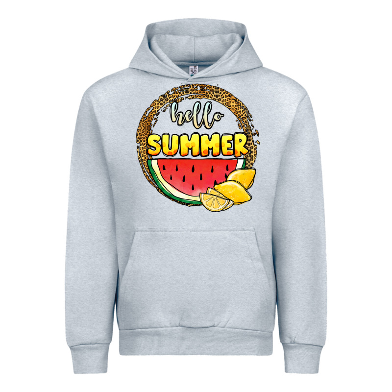 Hello Summer Watermelon Urban Hoodie by JahusDesignShop | Teevron