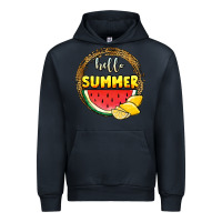 Navy hello summer watermelon Urban Hoodie - JahusDesignShop