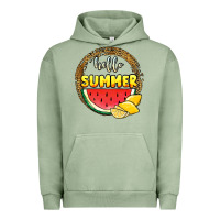 Pigment Oil Green hello summer watermelon Urban Hoodie - JahusDesignShop