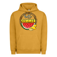 Pigment Peanut Butter hello summer watermelon Urban Hoodie - JahusDesignShop