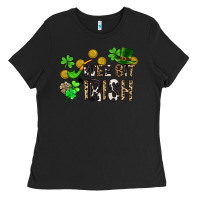 Black Wee bit o' Irish St. Patrick's Ladies Tee - CowGirlArtShop